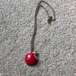 Red Apple Necklace